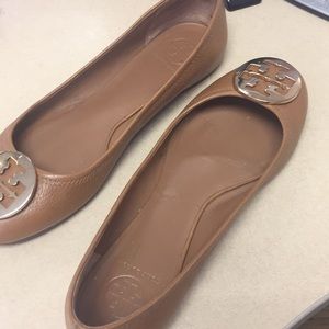 Tory Burch Ballerina flats size 10 tan